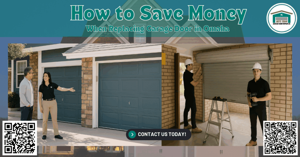 How to Save Money When Replacing Garage Door in Omaha - Boys Town Garage Door Repair Co.