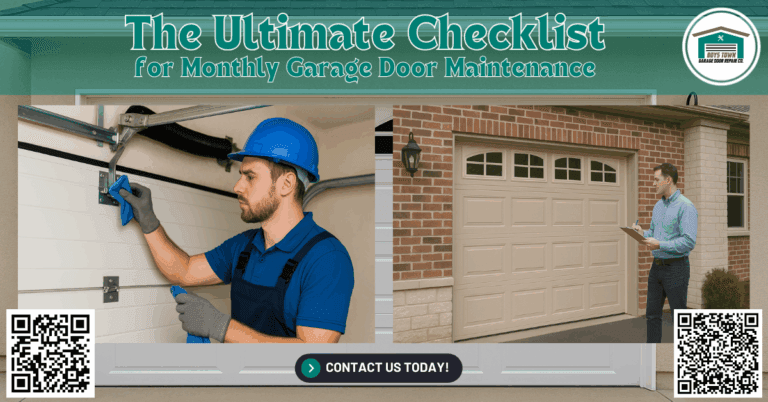 The Ultimate Checklist for Monthly Garage Door Maintenance - Boys Town Garage Door Repair Co.