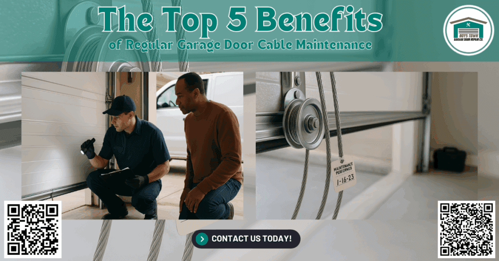 The Top 5 Benefits of Regular Garage Door Cable Maintenance - Boys Town Garage Door Repair Co.