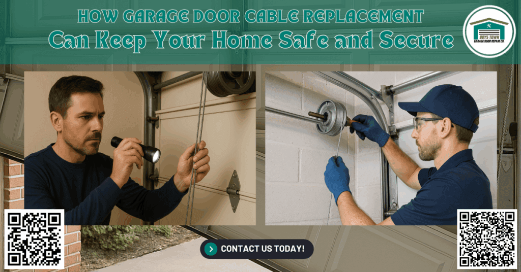 How Garage Door Cable Replacement Can Keep Your Home Safe and Secure - Boys Town Garage Door Repair Co.