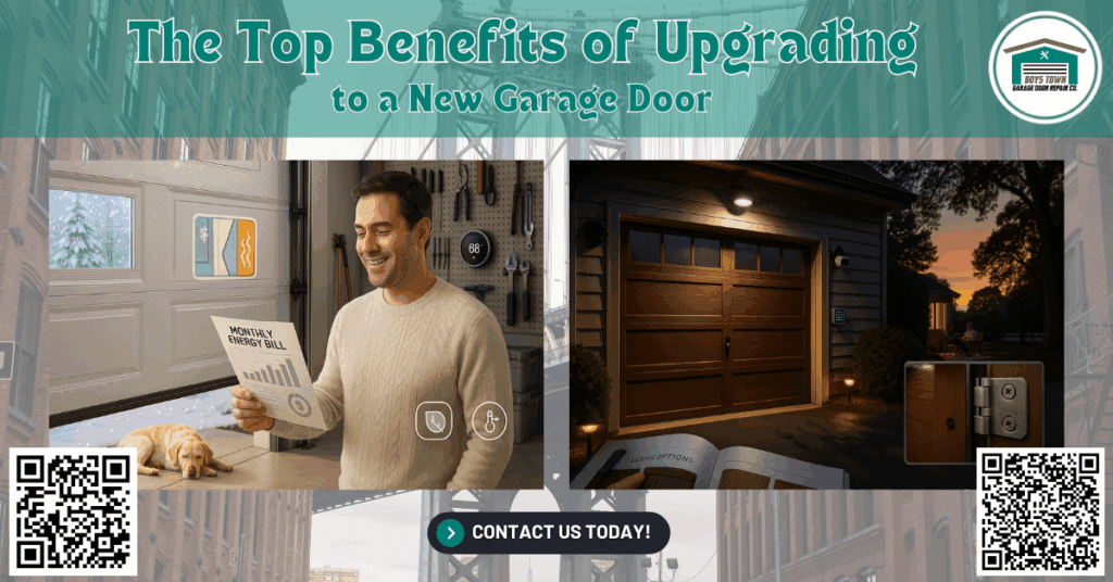 The Top Benefits of Upgrading to a New Garage Door - Boys Town Garage Door Repair Co.