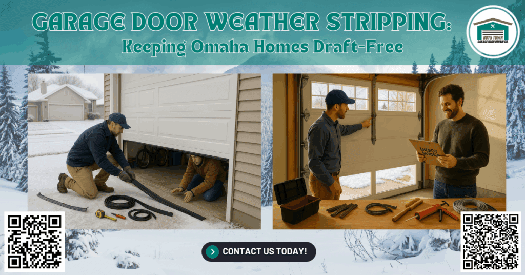 Garage Door Weather Stripping: Keeping Omaha Homes Draft-Free - Boys Town Garage Door Repair Co.
