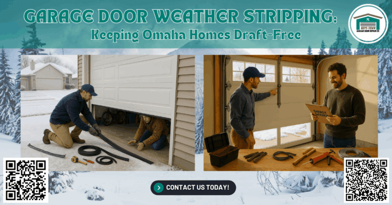 Garage Door Weather Stripping: Keeping Omaha Homes Draft-Free - Boys Town Garage Door Repair Co.
