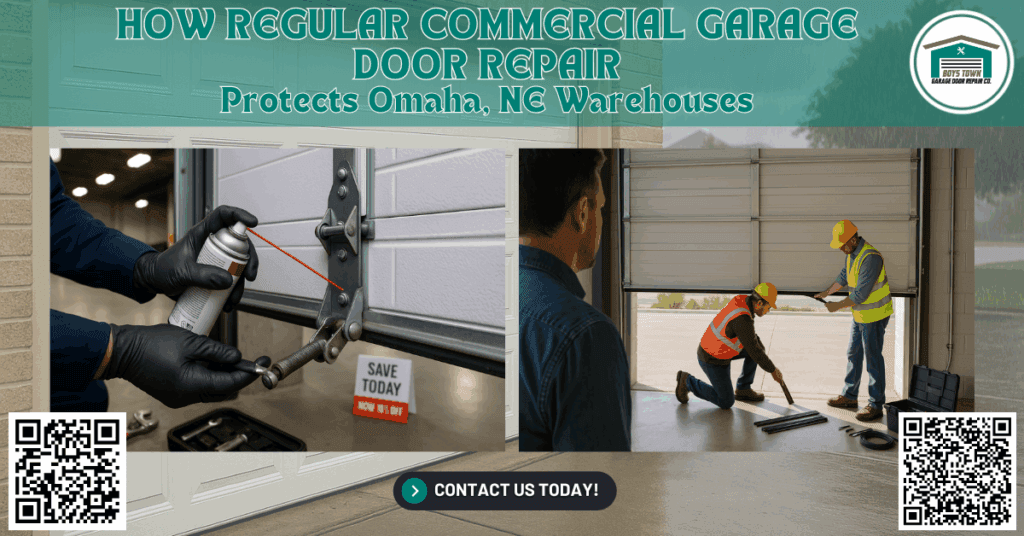How Regular Commercial Garage Door Repair Protects Omaha, NE Warehouses