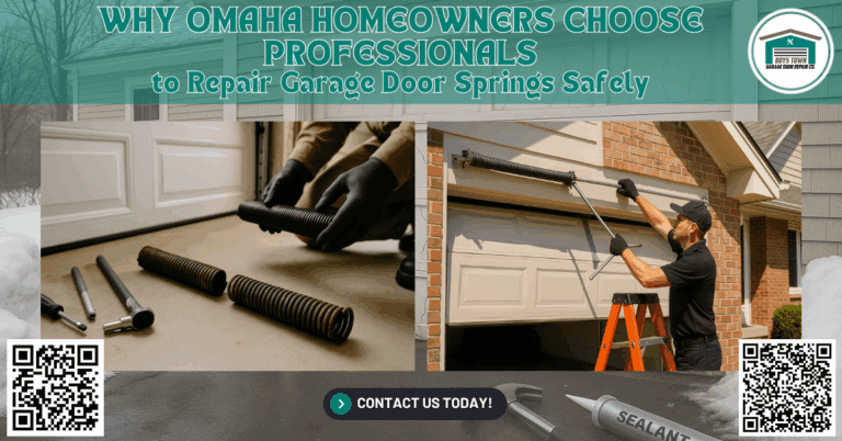 Why Omaha Homeowners Choose Professionals to Repair Garage Door Springs Safely - Boys Town Garage Door Repair Co.