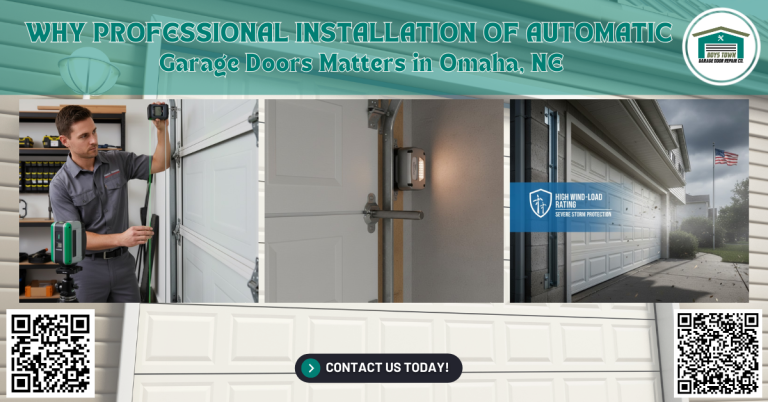 Why Professional Installation of Automatic Garage Doors Matters in Omaha, NE